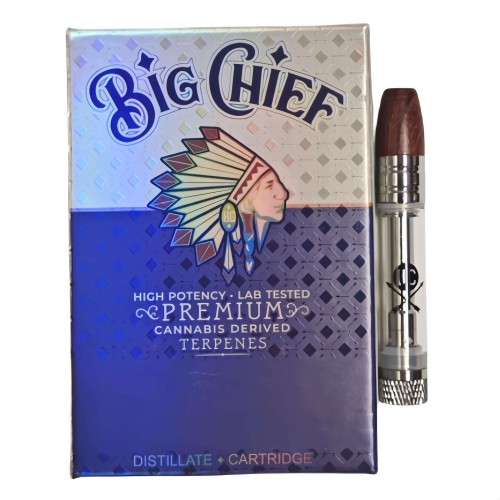 Big Chief Carts 510 thread empty cartridge with packaging