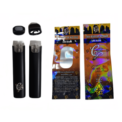 Cali Plug disposable pen empty rechargeable carts with packaging bags 12 flavors 1.0ml disposable pen