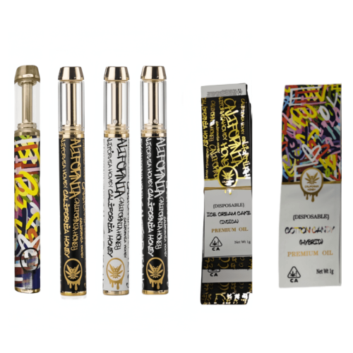 California Honey disposable carts Rechargerable Disposable Vapes Pens 1.0ml Capacity 400mAh Battery Empty Pen with bags