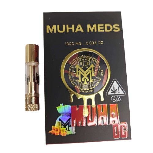 Muha Meds carts 510 thread empty cartridge with packaging